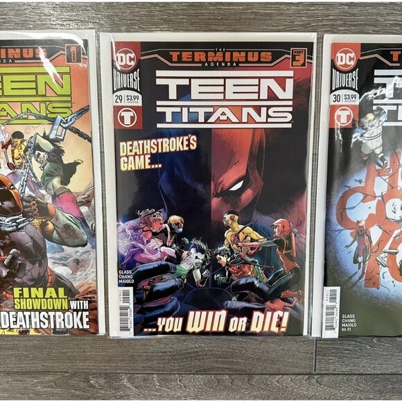 Teen Titans The Terminus Agenda #28 #29 #30 DC Comics Universe VG - Picture 3 of 4